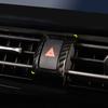 ADF3   Double Flash Light Emergency Light Button Frame Decoration Cover Trim For Toyota CH-R CHR 2016-2023 Accessories