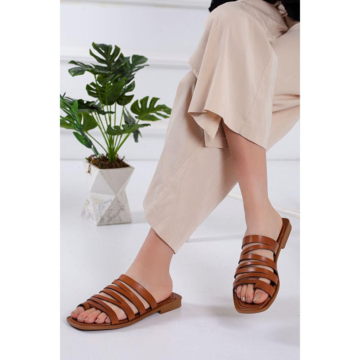 

Humber Genuine Leather Sandals Tan