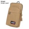 Outdoor Single/double Layer Camping Hunting Phone Pouch Wallet Pocket EDC Molle Bag Waist Purse