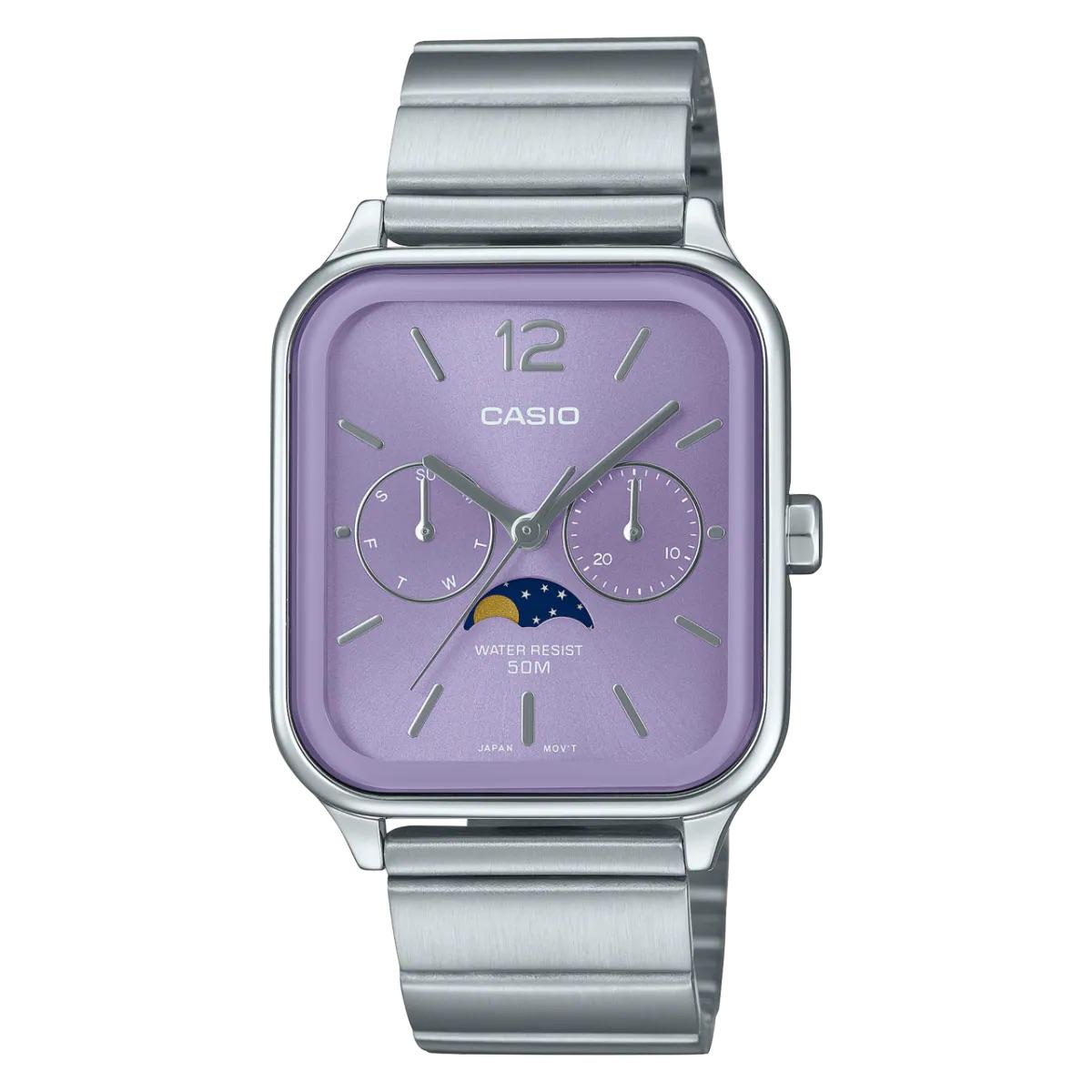 CASIO Unisex Standard Series Purple Watch MTP-M305D-6AV MTP-M305D-6AV Purple Watch Dial