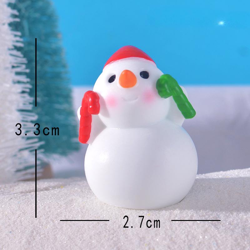 Weihnachtsdeko Kleine DekoartikelWeihnachtsgeschenkboxen Alter Mann SchneemännerKunstharzhandwerk