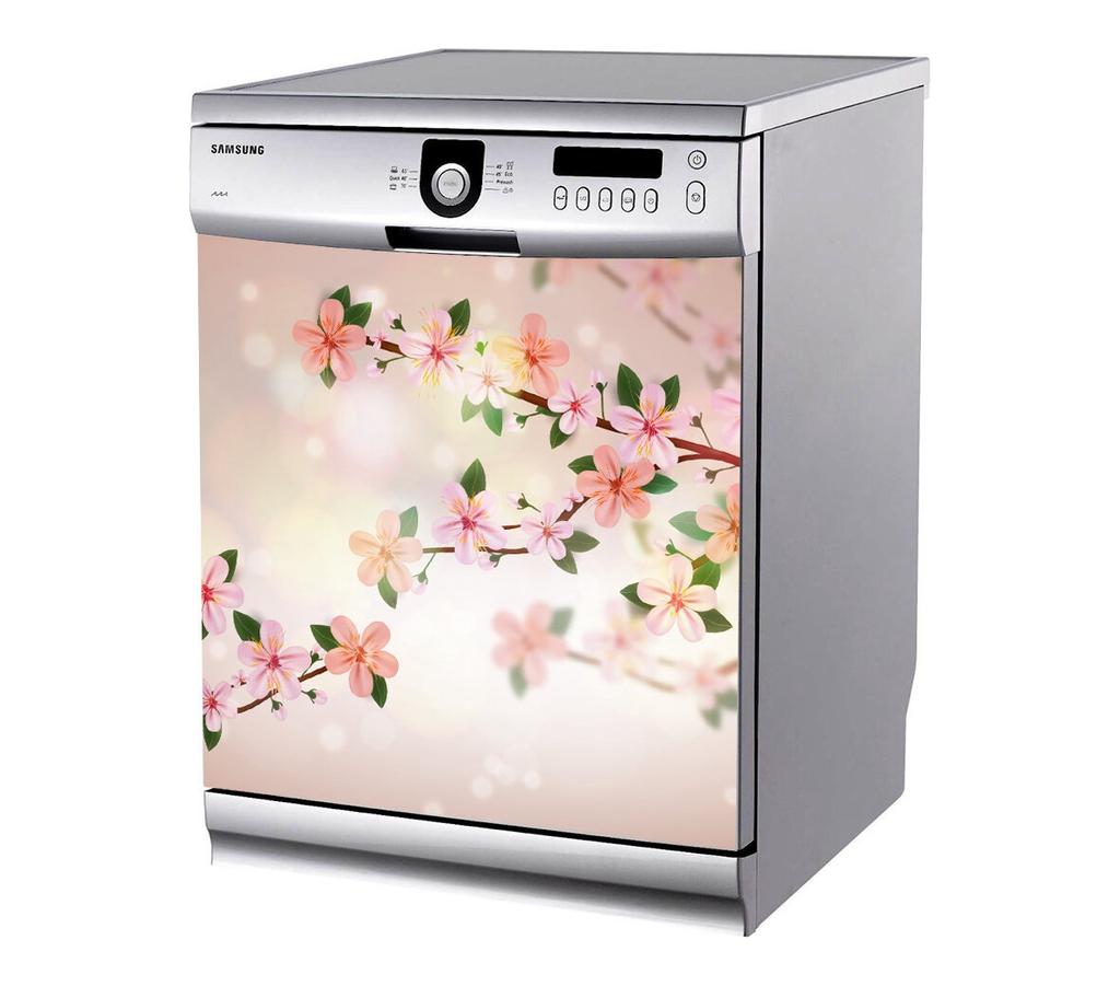 36 Style Dishwasher Decoration Sticker DIY Kitchen Wallpaper Peel and Stick Vinyl Wall Decal LandscapeFlower Mural For Home Decor