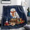 1 Stück Flanelldecke mit Cartoon-Druck, Hohe Qualität, Bequem für alle Jahreszeiten, Heimdekoration, Wärme und Komfort, Perfekt als Weihnachts- oder Geburtstagsgeschenk