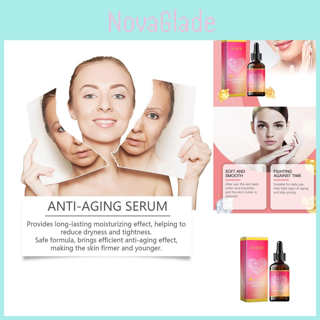 Ouhoe Facial Repair Essence Hydrating Moisture Brightening Concentrate For Fine Lines