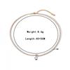 Fashionable Women Colorful Necklace Gold Plated Tennis Necklace Flower Necklace Stainless Steel