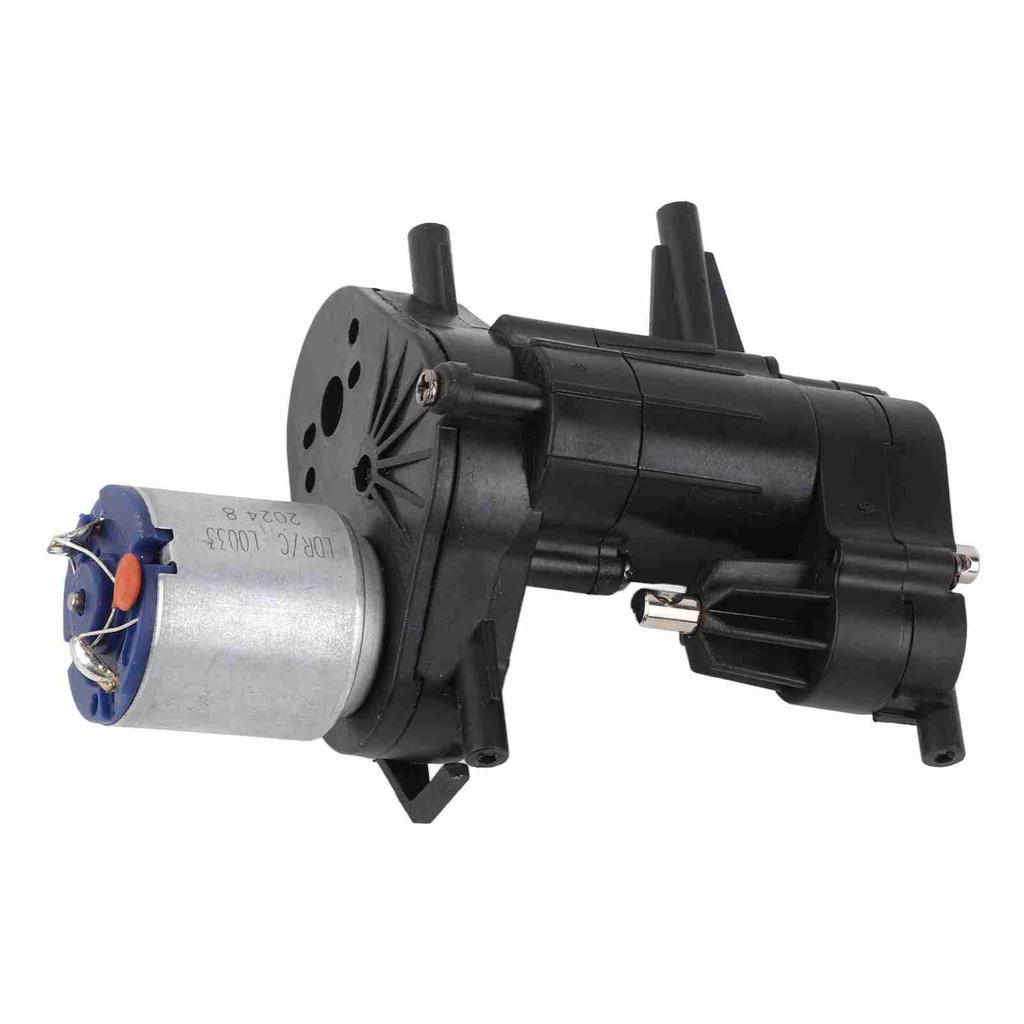 RC Car Gearbox Plastic Copper RC Car Transmission Box Replacement for Unimog Black
