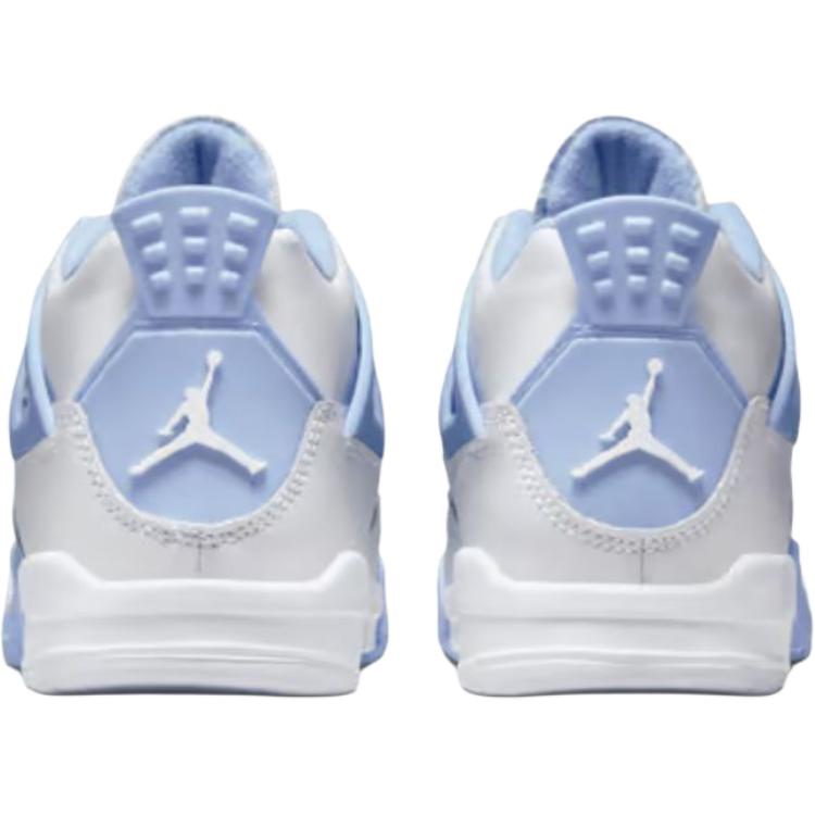 Air Jordan 4 Retro PS Forget Me Not Barnesko Hvite Blåtonet Oliven-Grønn IB8962-100