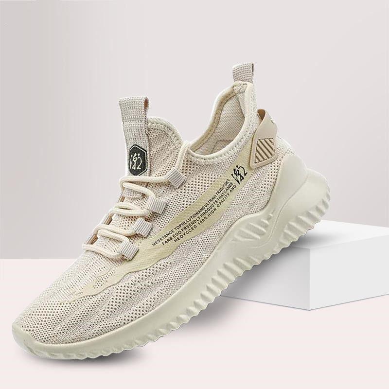 Men Sneakers Spring Summer Mesh Breathable Lace Up Men Shoes No-slip Casual Sports Running Shoes Men