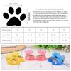 4Pcs/Set Cartoon Dog Summer Jelly Sandals Non-slip Hollow Puppy Shoes  Outdoor Hiking