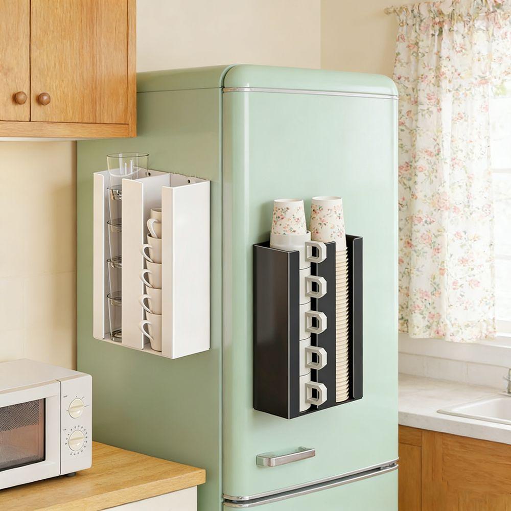 Iron Magnetic Disposable Cup Holder Large Capacity Cup Storage Rack  Coffee Shop