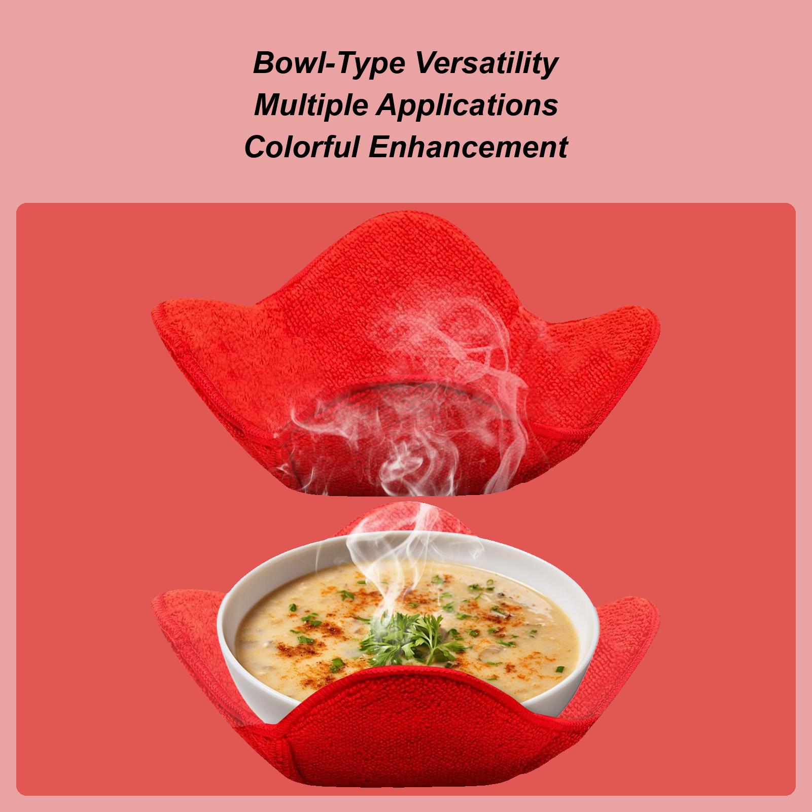 

Microwave Bowl Cozy Heat Proof Dishes Rack 2 Pieces Anti-Scalding Microwave Bowl Holder for Home Apartment Kitchen Camping Meal China Mainland