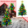 Solar Christmas Tree Lights Christmas Atmosphere Luminous Tree LightsWaterproof Outdoor Garden Ground LawnLights
