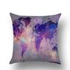 Purple Cartoon Modern Simple Linen Pillow Cover  Office Home Car Pillow Cover Premium Durable Quality