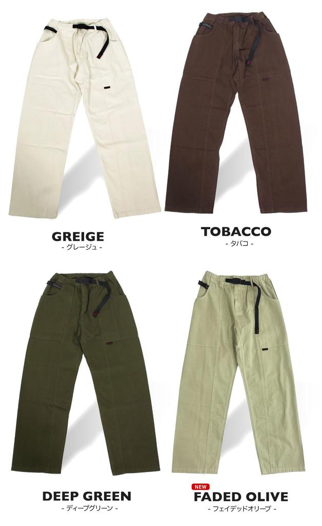 Gramicci Gadget Pants Men's Climbing Pants G105-OGT (S, FADEDOLIV: Faded Olive)