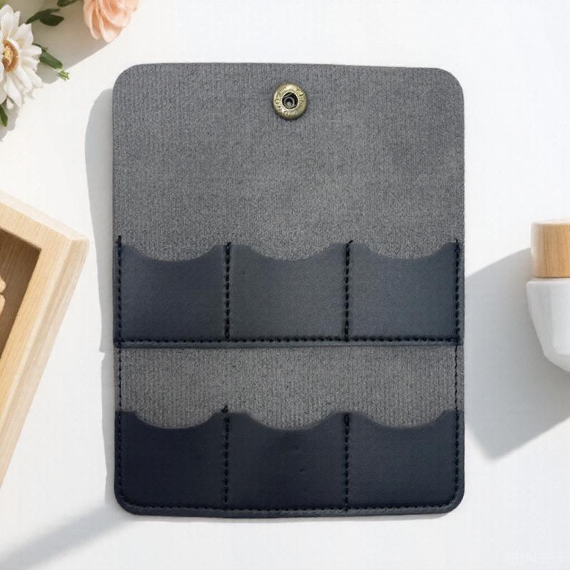 Portable PU Leather Guitar Pick and Multi-Card Storage Case for Mobile Phones