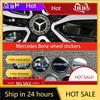 C200 E200 Nuovo 2025 Per Mercedes Benz 4pz 3D 56mm 65mm 75mm Per Mercedes Benz Emblema Auto Copri-mozzo Ruota Badge adesivi