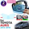 For Toyota Auris E180 180 Scion iM Corolla 2012~2018 Full Cover Rearview Mirror Rainproof Anti Fog Film Accessories 2014 2017