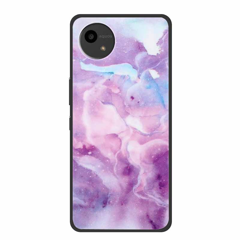 Case For SHARP AQUOS WISH4 Marble TPU Soft Silicone Back Cover SharpSmartphones SH-52E Phone Cases Protector Mica Painted Capa