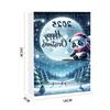 2025 Trend Panda With Santa Hat Christmas Advent Calendar Mini Acrylic Xmas Tree For Home Decorations D