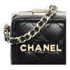 Chanel Charm Lambskin Pendant Bag Accessories Mini Unisex Black AP4947-B22285-94305