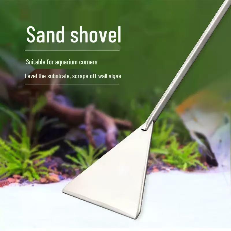 Stainless Steel Aquatic Plant Trimming Set: Tweezers, Scissors, and Planting Clips for Fish Tank Aquascaping