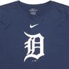 Nike X MLB T-Shirt Detroit Tigers Graphic Logo Print Crew Neck Short Sleeve American Vintage Kids Tops Navy-Blue 3Z3B7SAG5-DET