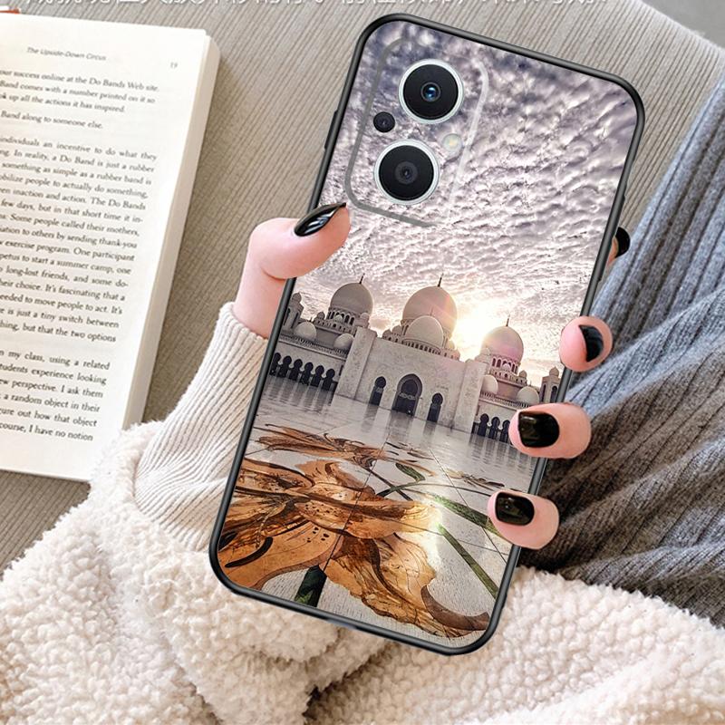 Arabic Muslim mosque building Case For OPPO Reno 12 F 13 13F 11F 8T 7 8 10 Pro OPPO Find X8 Pro X6 X3 X5 Lite Cover Fundas