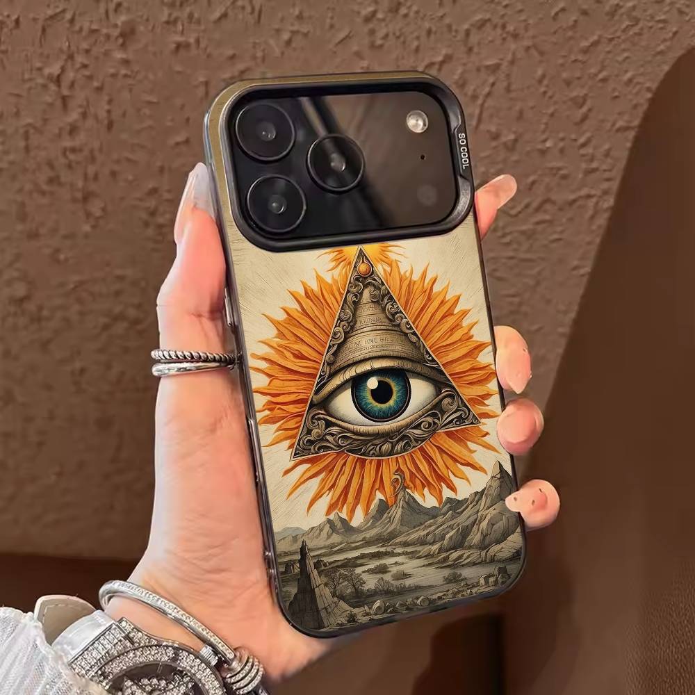 

The Eye of Honus Phone Case For iPhone 17 16 15 14 13 12 11 Pro Max Plus Silver candy Matte Cover iPhone16promax