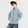 Dodoja Boys' Color-Block Stand Collar Fleece Cardigan