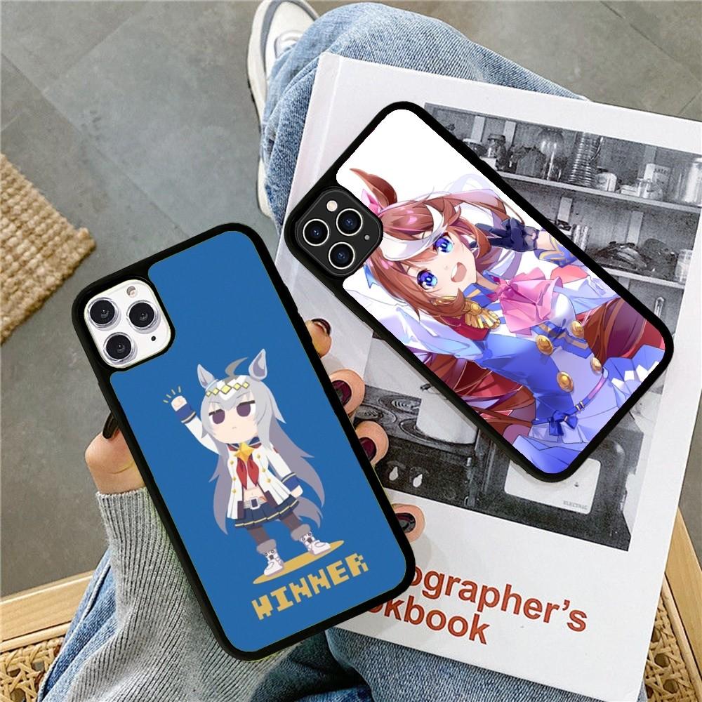 Anime Uma Musume Pretty Derby Tokai Teio Phone Case Silicone PC+TPU For For IPhone 11 12 13 14 15 16 Plus Pro Max Cover