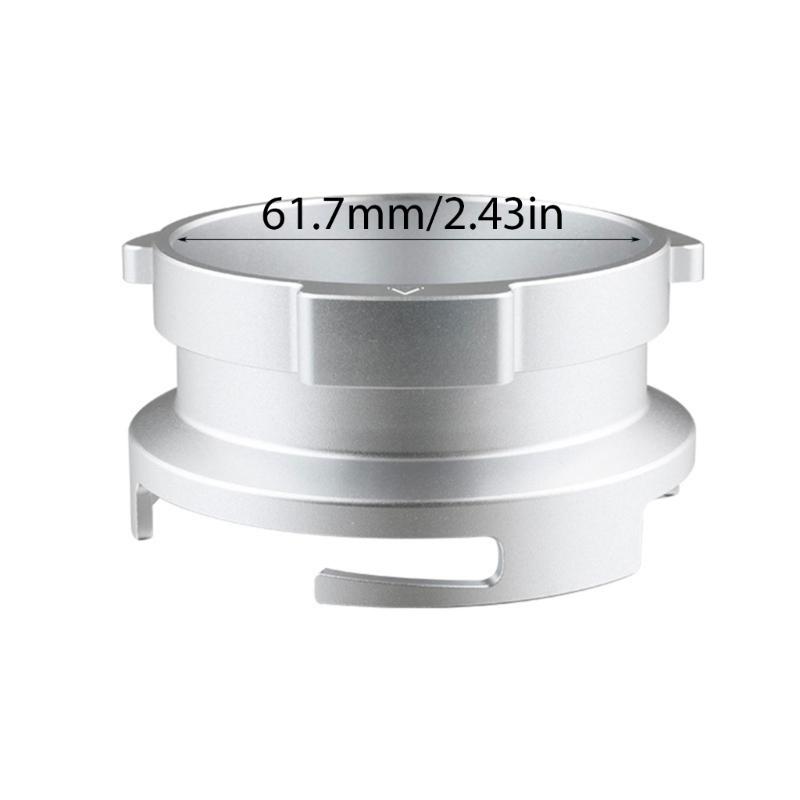 58mm Kaffeedosiertrichter Kaffeemaschinen Griff Adapterringe Kaffeemaschinenzubehör Aluminiumlegierungsmaterial