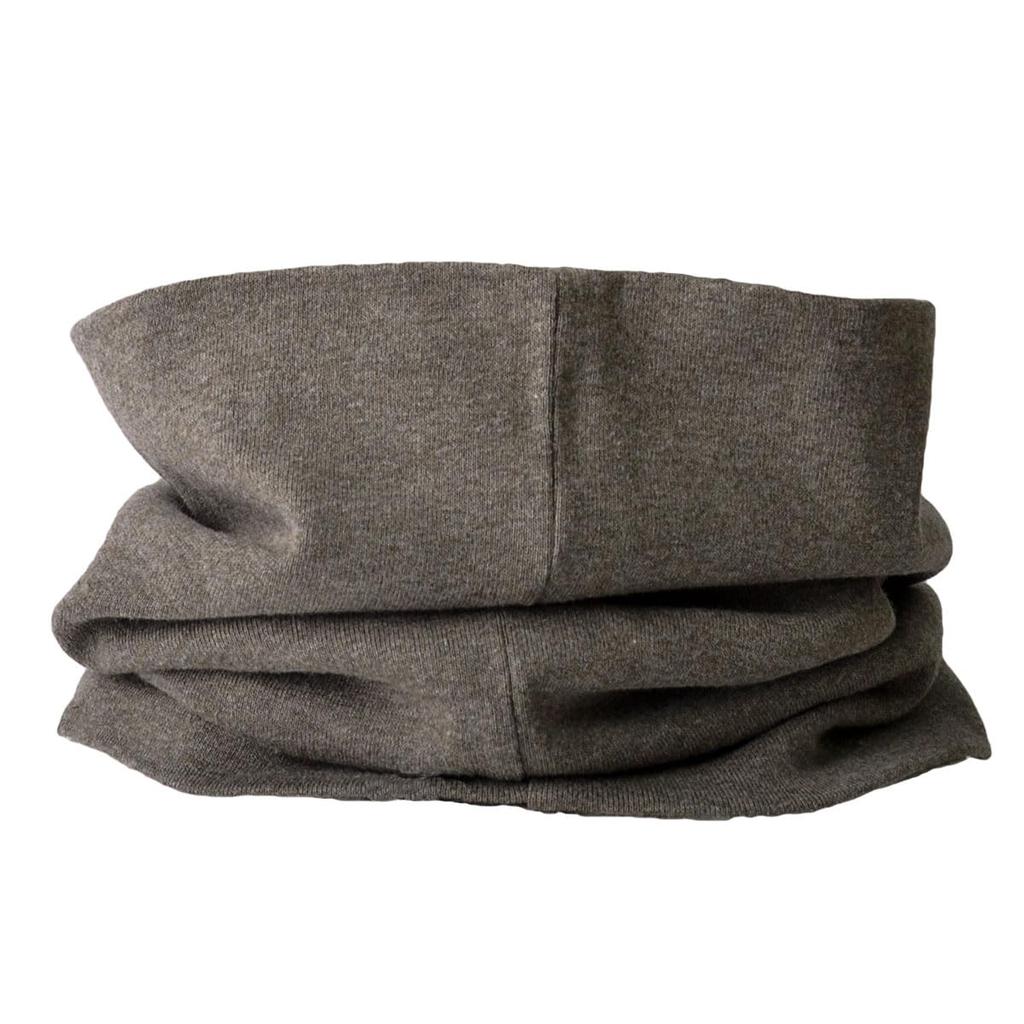 CHARM Neck Warmer and for UV Made In Japan with Organic Cotton 2-Way (Men's Women's), Lightweight, Sleeping, Spring/Summer (Free Size/Brown),