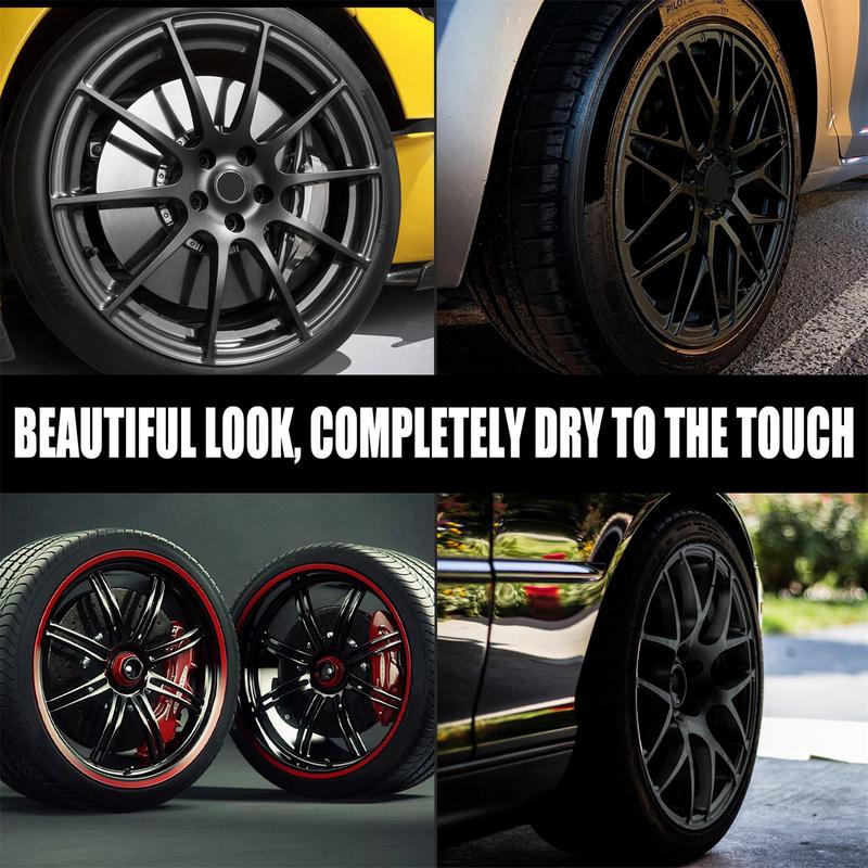 Wheel Rim Repair Kit Black Automobile Alloy Wheel Rims Scratch Remover Pen Car Wheel Scratch Remover Quick Dry Coverage