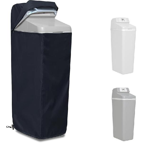 Water Softener Cover for WHES30E 30,000 Grain Softener, Openable top Easy to use Removal-free installation for UV Dust protection of Water Softener чёрный