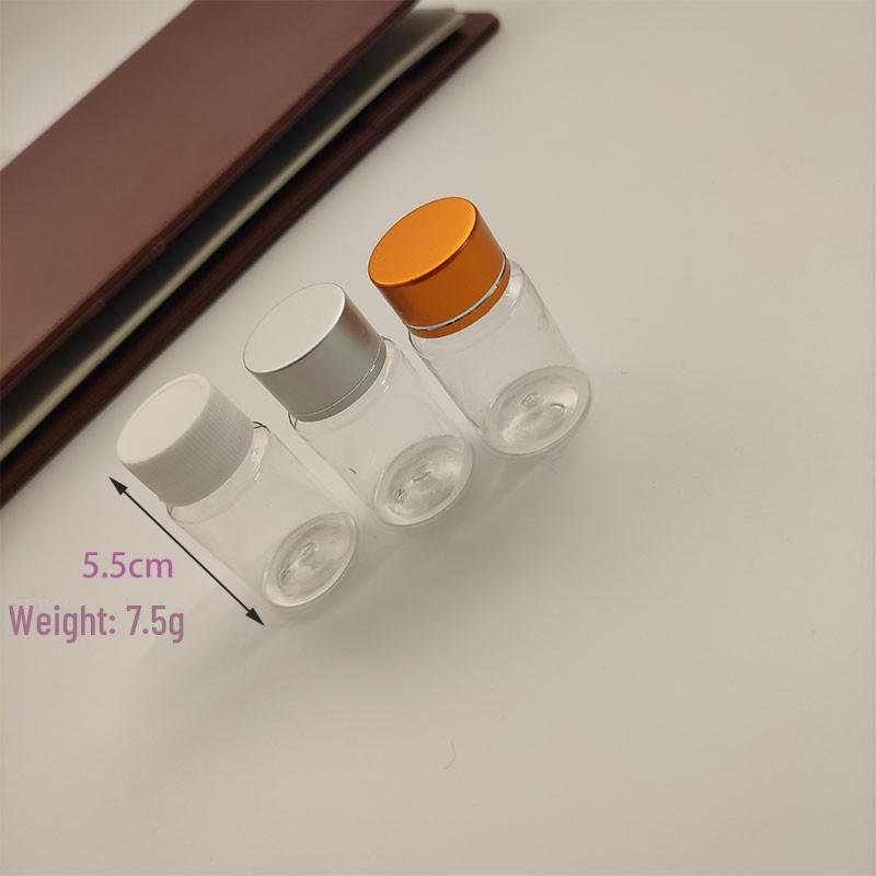 Porte-aiguille transparent: Bouteille de Rangement Compacte en Plastique pour Accessoires de Couture DIY