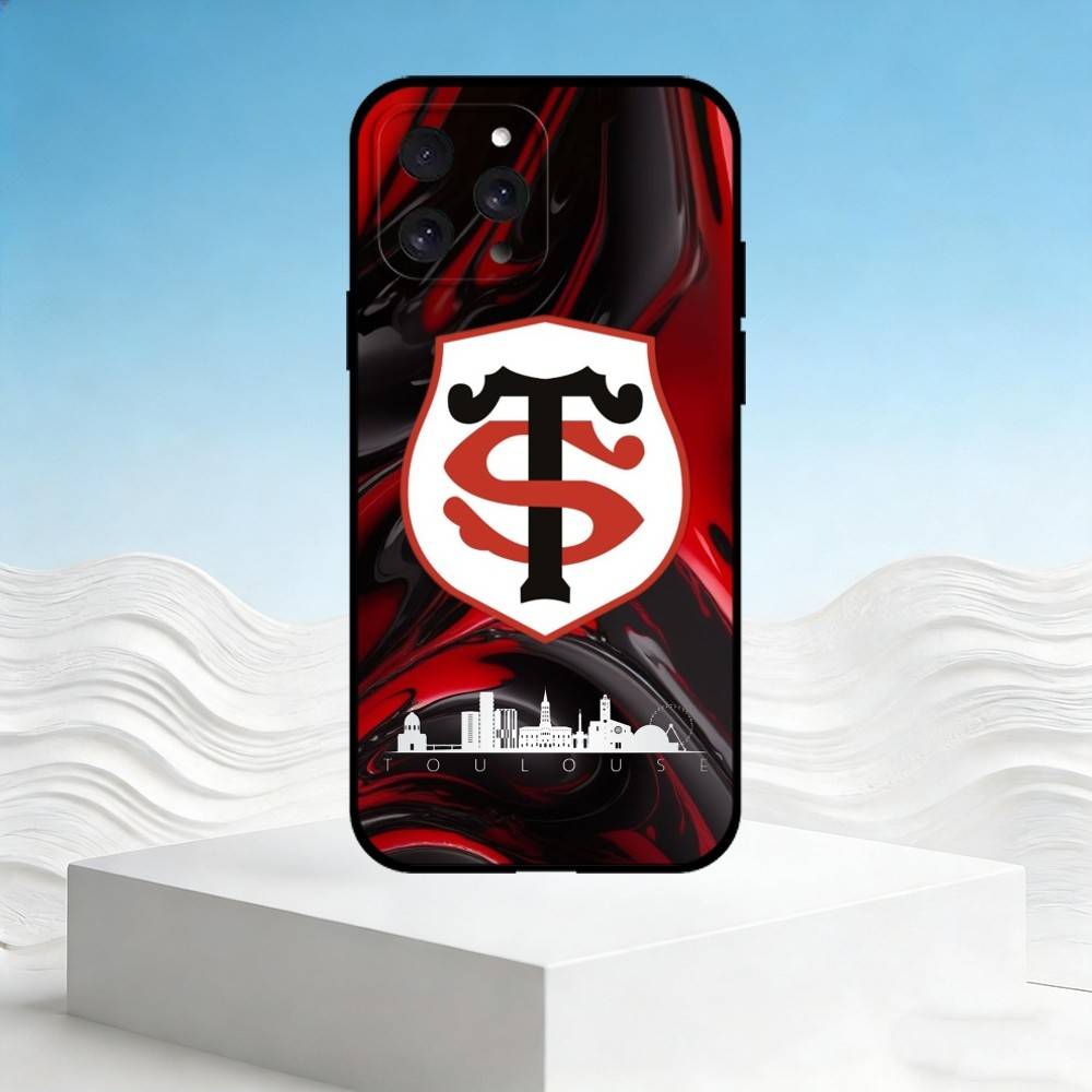 

S-Stade-Toulousain Phone Case For iPhone 17,16,15,14,13,12,11 Plus,Pro Max,SE4Soft Silicone Black Cover iPhone17
