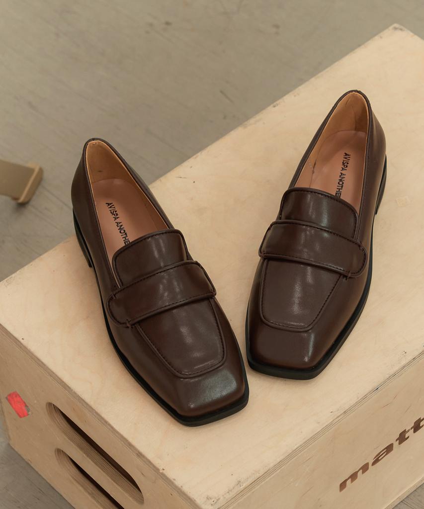 Avispa Everett Square Toe Cow Leather Urban Loafer_L151_2Colors_3Cm