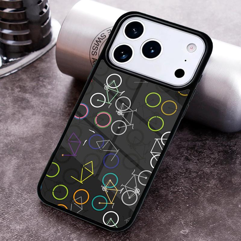 Bicycle Racing Bike Phone Case For iPhone 17 16 15 14 13 12 11 Pro Max Plus 17Air Soft Silicone Cover