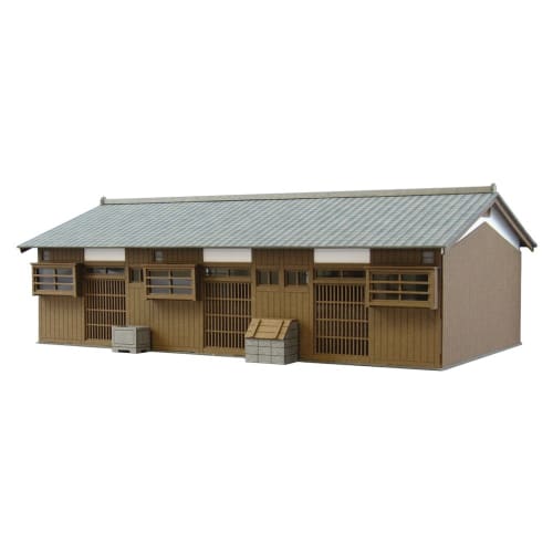 Sankei 1/87 Scenery Series Tenement House-1 MK05-19 Paper Craft