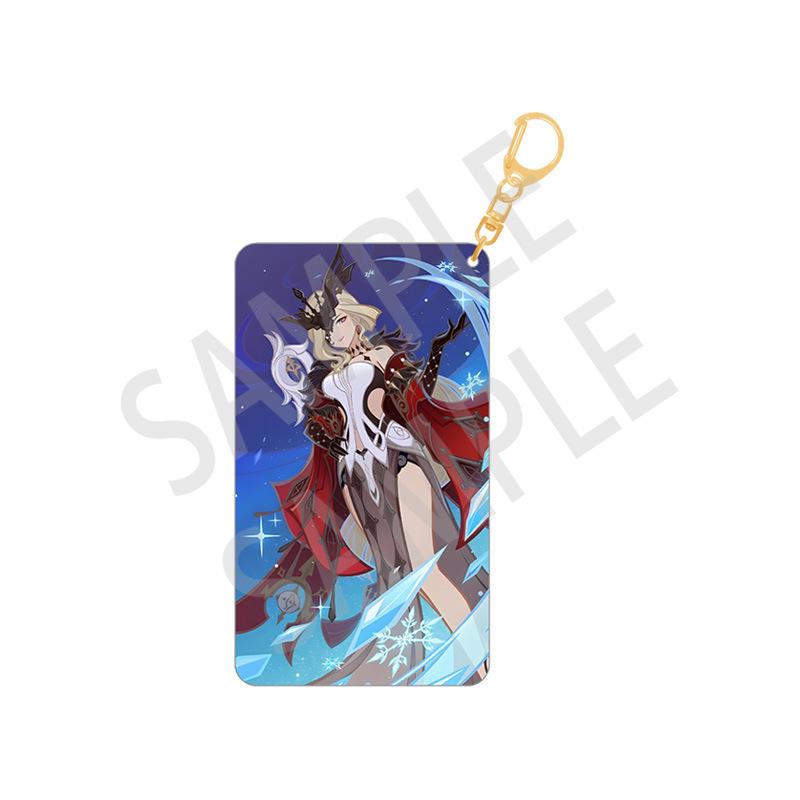 Anime Game YUAN SHEN Keychain Cartoon Acrylic Figure Alhaitham Yelan Keychains Accessories Cute Bag Pendant Key Ring Fans Gifts