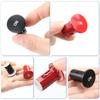1669007305 ABS Black/Red Round Car Console CD Player Power On/Off Switch For Mercedes-Benz W176 W204 W212 W156 W166 W246 W117