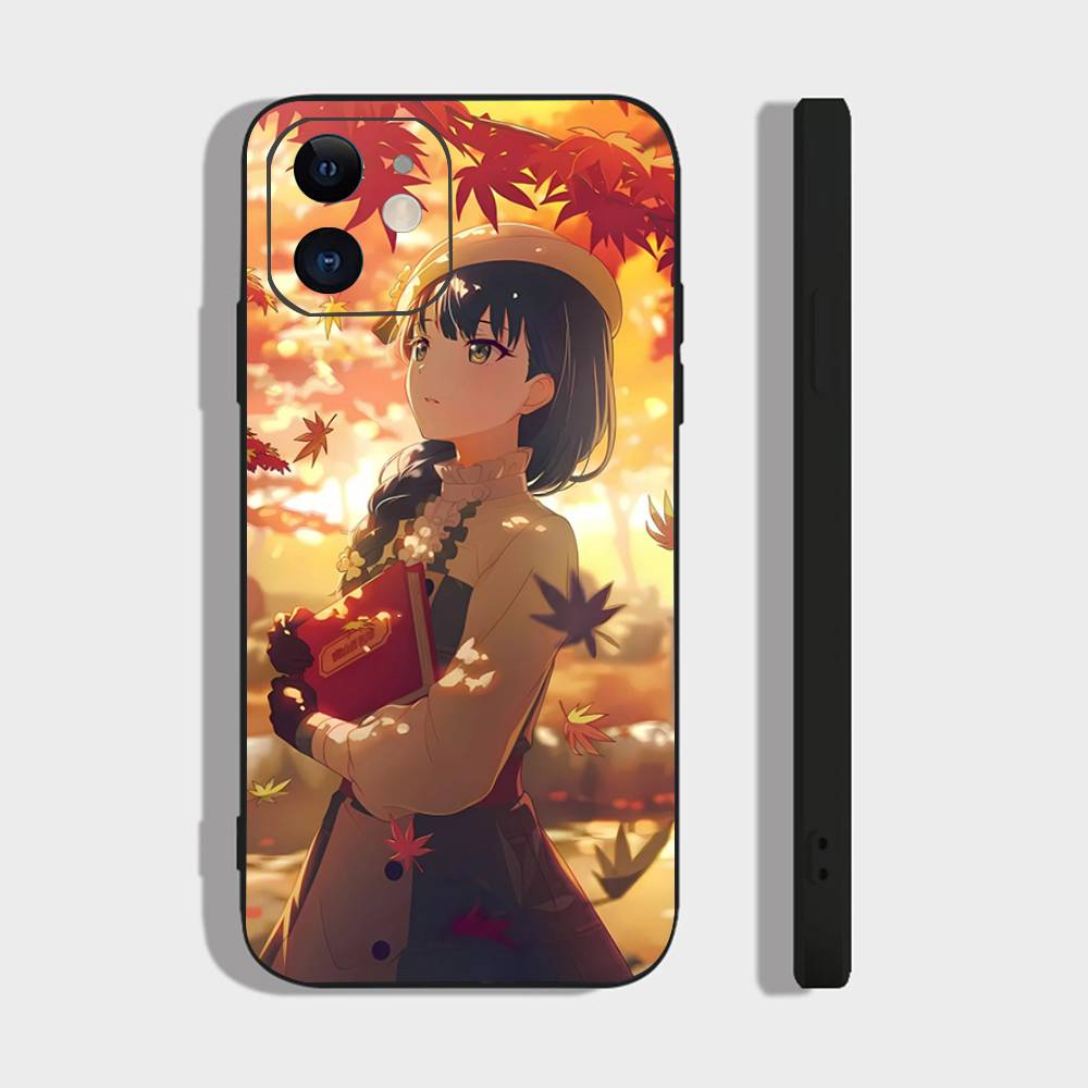 

Kiritani Haruka Анимация Игра Project Sekai Чехол для телефона Для IPhone 17 Air 16 15 14 13 Pro Max 11 12 Черный Силиконовый Чехол IPHONE 16PLUS