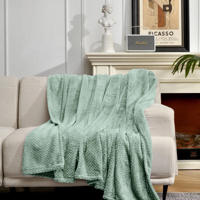 Soft Fleece Throw Blanket for Couch, Lightweight Plush Warm Blankets for Bed, Fuzzy Cozy Flannel Blanket Throw for Sofa, Travel