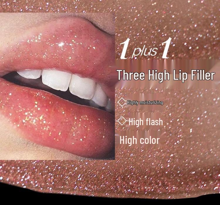 Haggard Black Ash Dual-Ended Lip Glaze & Matte Lipstick Combo - Versatile Nude Lip Gloss & Matte Finish