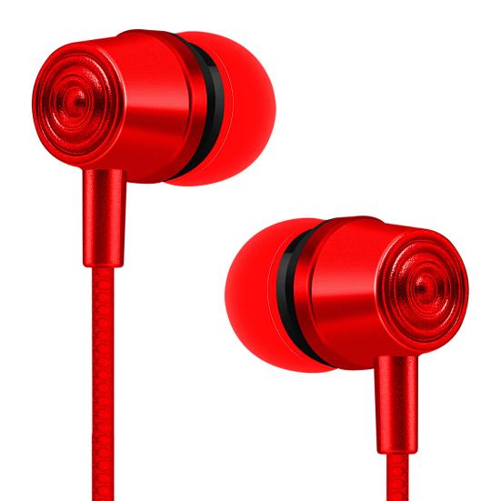 Universeller kabelgebundener In-Ear-Musik-Headset für Mobiltelefone mit Line-Control-Mikrofon