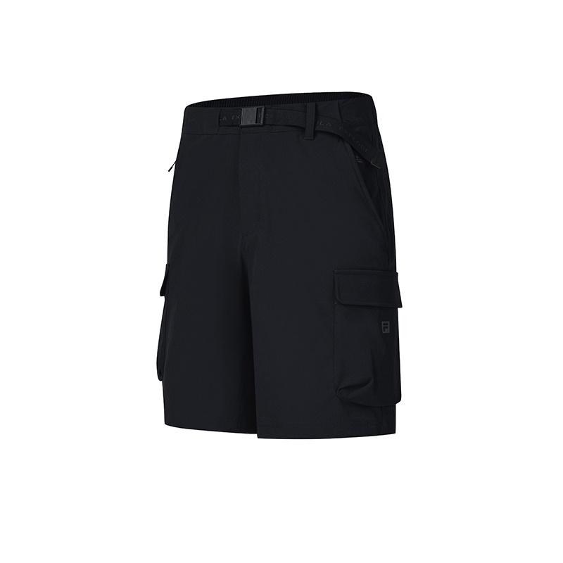 

Fila Explorer Мода Повседневные Спортивные Уличные Трендовые Универсальные Шорты Карго Мужские шорты A11M537807F-BK XXL