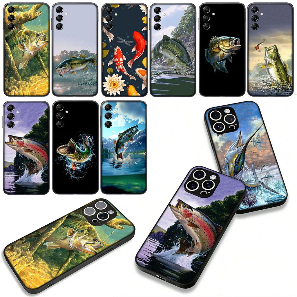 Cover Fly Trout Carp Fishing Rod Fish for Xiaomi Poco F7 F6 F8 Ultra F5 X7 X6 X5 M6 M7 M8 Pro C85 C75 C65 C71 C61 4G 5G Case