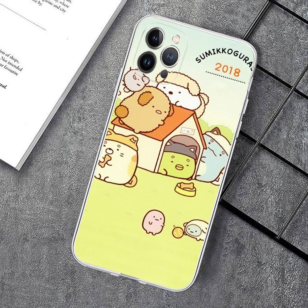 Sumikko Gurashi Cute Phone Case For IPhone 15 14 11 12 13 Mini Pro XS Max Cover 6 7 8 Plus X XR SE 2020 Funda Shell