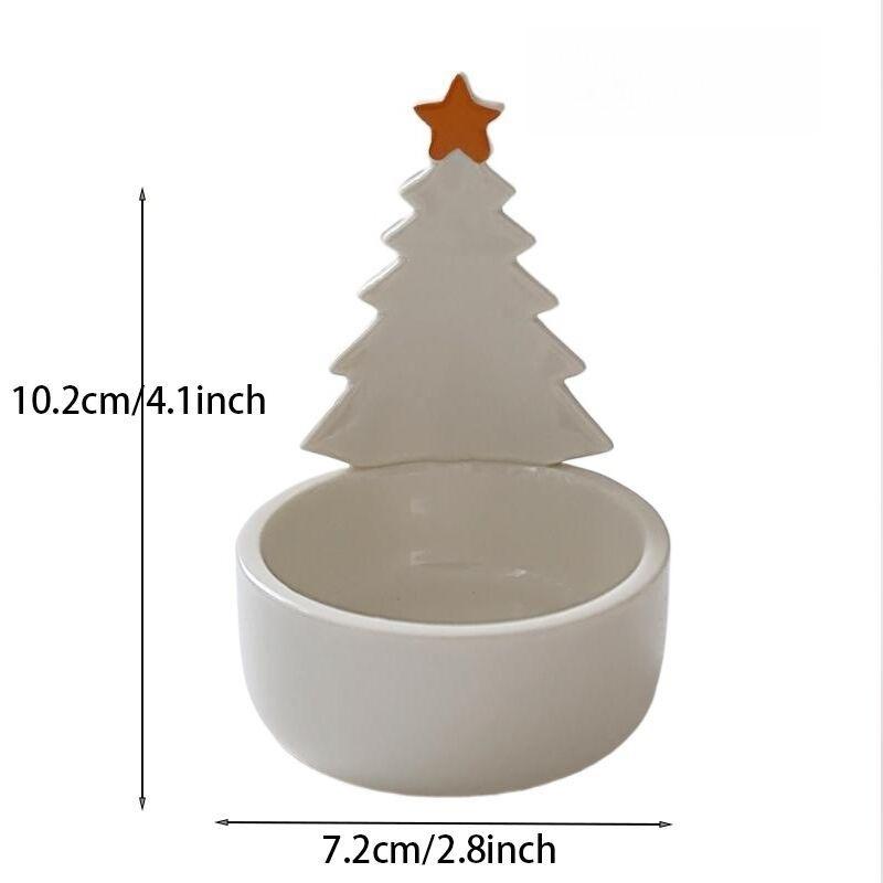 Christmas Tree Candlestick Fragrance Decoration Ornament Christmas Gift Home Aromatherapy Candlestick Gift