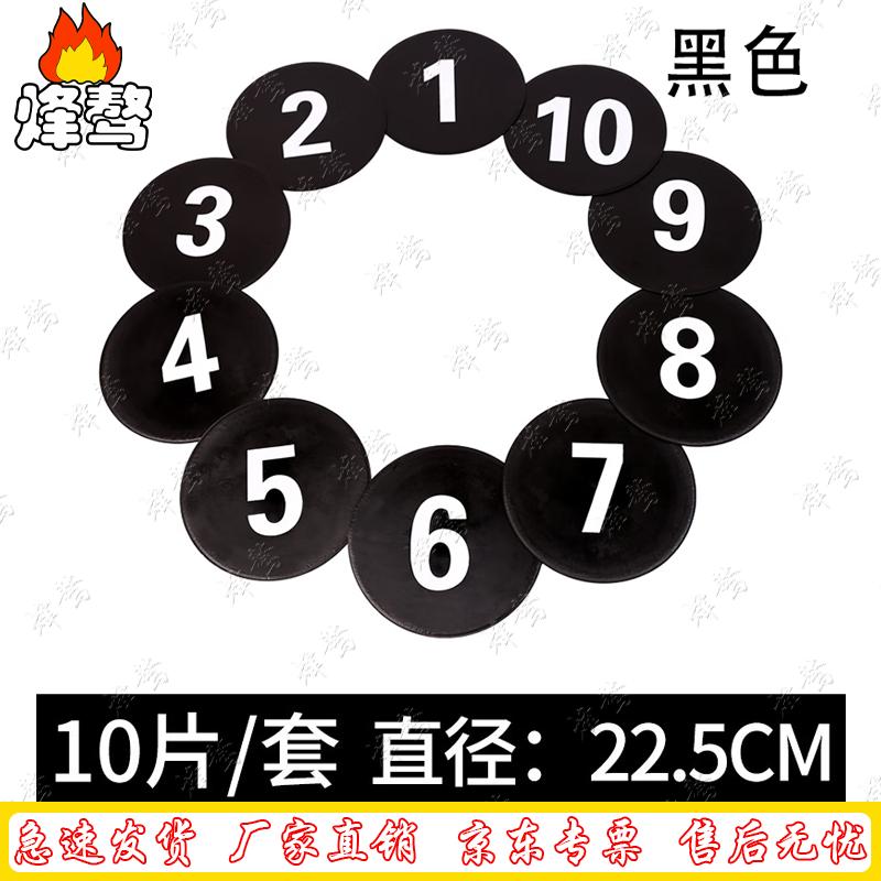 Football Training Numbered Marker Discs Set